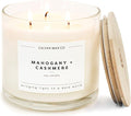 Mahogany & Cashmere 3 Wick Scented Candle by CalyanWaxCo