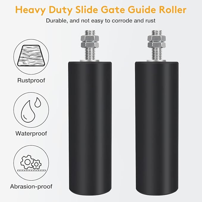 2 Pack 6" Gate Roller Guide - Image 5