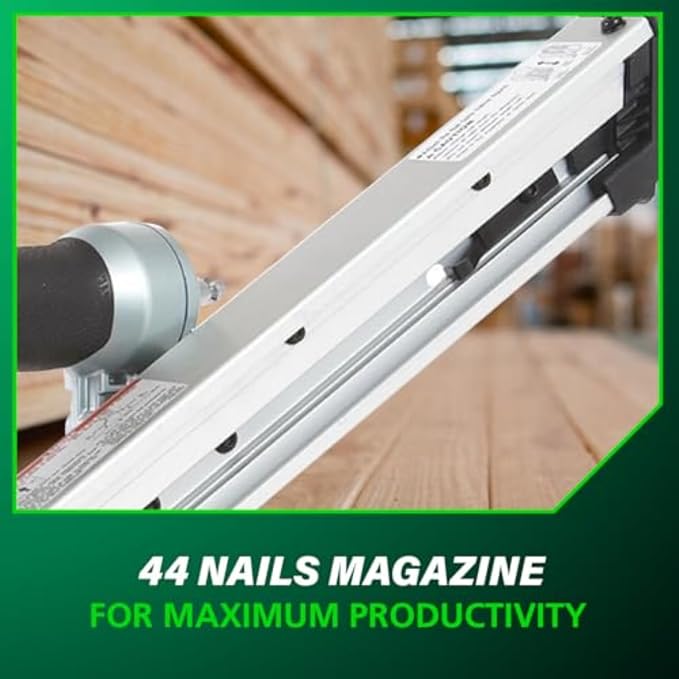 Metabo HPT Strap-Tite Strip Nailer, Pro-Preferred Pneumatic Power Nailers - Image 7