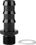 M18x1.5 Male Metric to 5/8 Barb Fuel Pump Inlet Adapter Fitting Aluminum Black by Podavelle