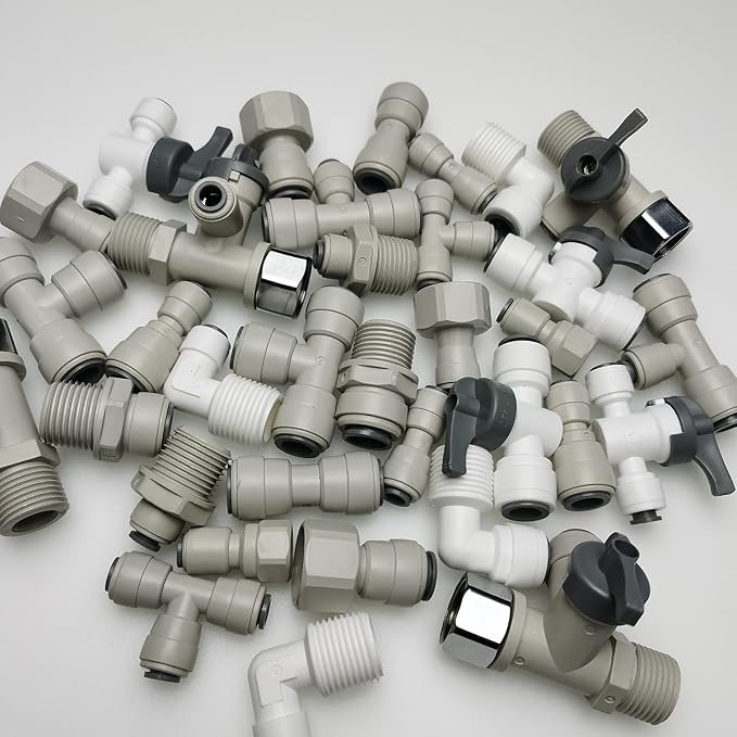YZM Push-to-Connect Female Thread Adapter, Double O-Ring Seal, 1/2" Female - Image 5