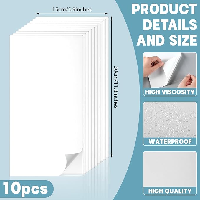 10 Pcs Bathtub Hole Patch Siding Wall Repair Kit Waterproof Patch Holes - Image 2