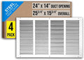 Fits 24x14 Duct Opening | Steel Return Air Grille by Handua | Vent Cover Grill by Handua