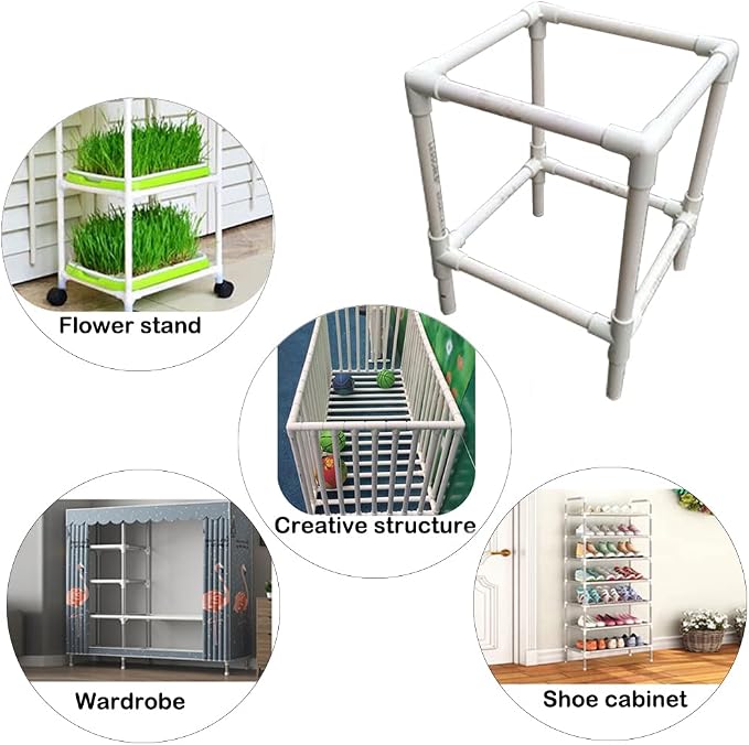 1-1/4“ Tee PVC Fitting 3 Way Elbow Connector, Furniture Grade 90 Degree Elbow - Image 6