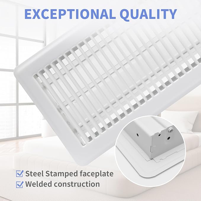 Howeall 6x12 Inch Floor Register - Image 2