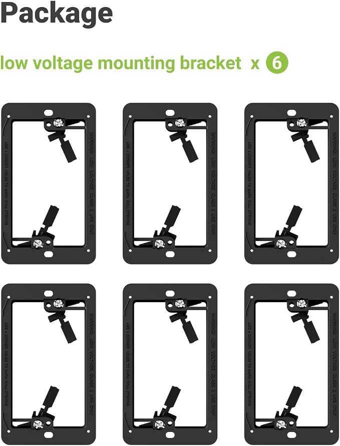6 Pcs Low Voltage Mounting Bracket - Image 8