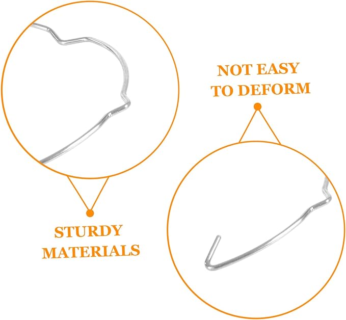 Milisten Spotlight Holding Spring Clip 10pcs Lamp Retaining Ring Drywall Repair - Image 3
