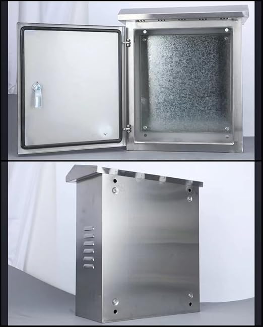 304 Stainless Steel Electrical Box 16'' x 12'' x 8'' Outdoor Electrical - Image 5