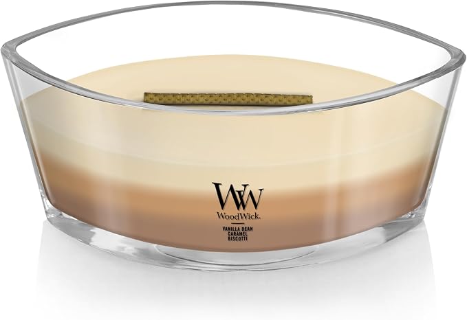 WoodWick Ellipse Scented Trilogy Candle | Café Sweets | - Image 5
