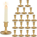 Candlestick Holders Taper Candle Holders, Romadedi Gold Candle Stick Candle by ROMADEDI