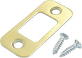 1 Pcs Gold Deadbolt Strike Plate, Door Latch Strike Plate, Silent Strike Plate by Unknown