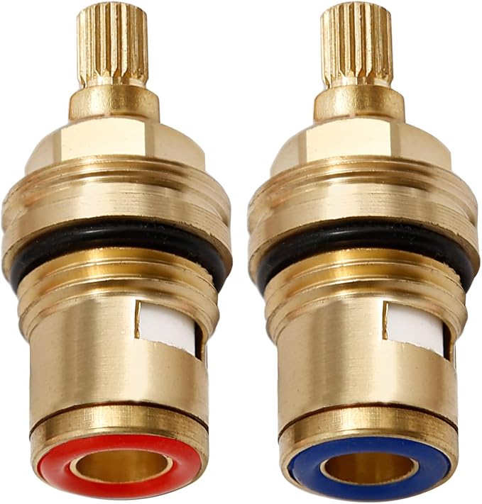 Saihisday Ceramic Stem G1/2" BSP Thread 20-Tooth Spline Ceramic Disc Cartridge - Image 7