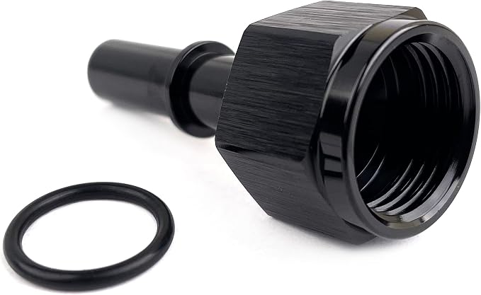 Aluminum 6AN Female to 5/16 SAE Quick Disconnect Push-On EFI Hose Fitting - Image 2