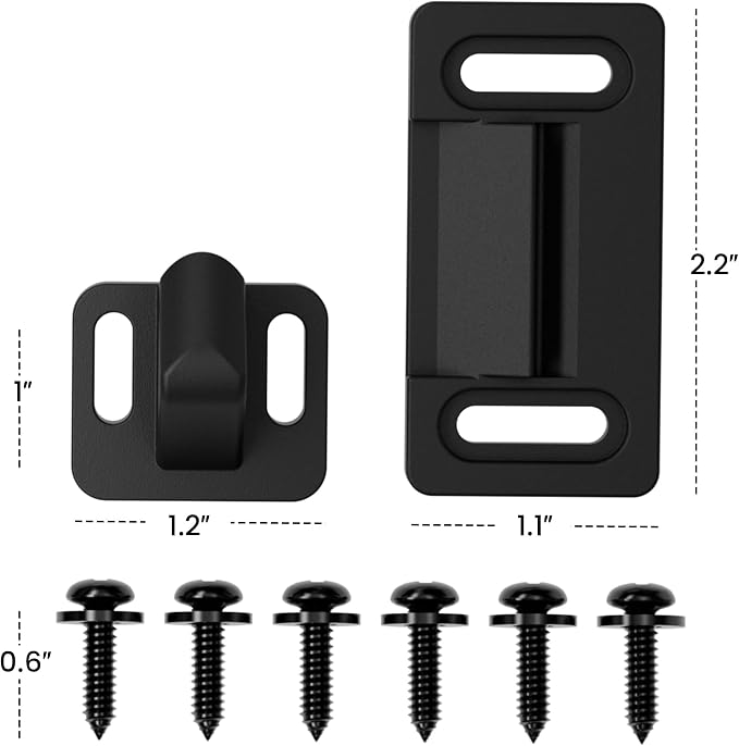Aluminum Camper Screen Door Latch Left Handle Inside Accessories | Aluminum - Image 4