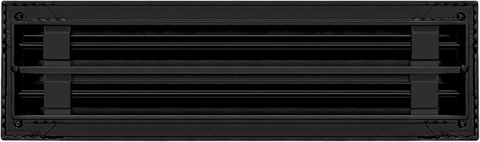 BUILDMART - 14x4 Modern AC Vent Cover - Decorative Black Aluminum Air Vent - - Image 2