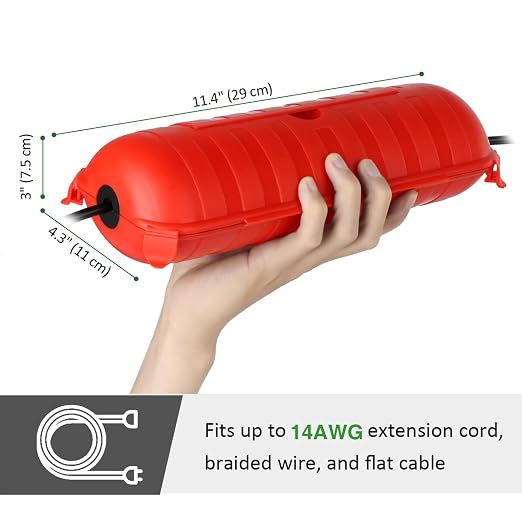 Outdoor Extension Cord Safety Cover, - Image 3