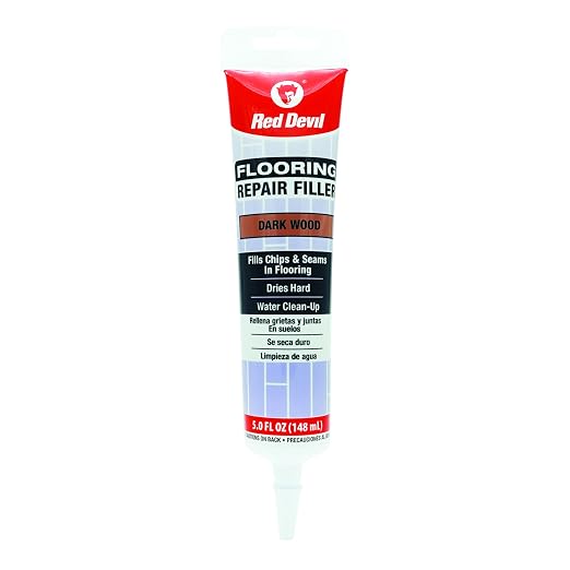 Red Devil 056045 Flooring Repair Filler, 5 oz., Dark Wood, 4 Pack by RedDevil
