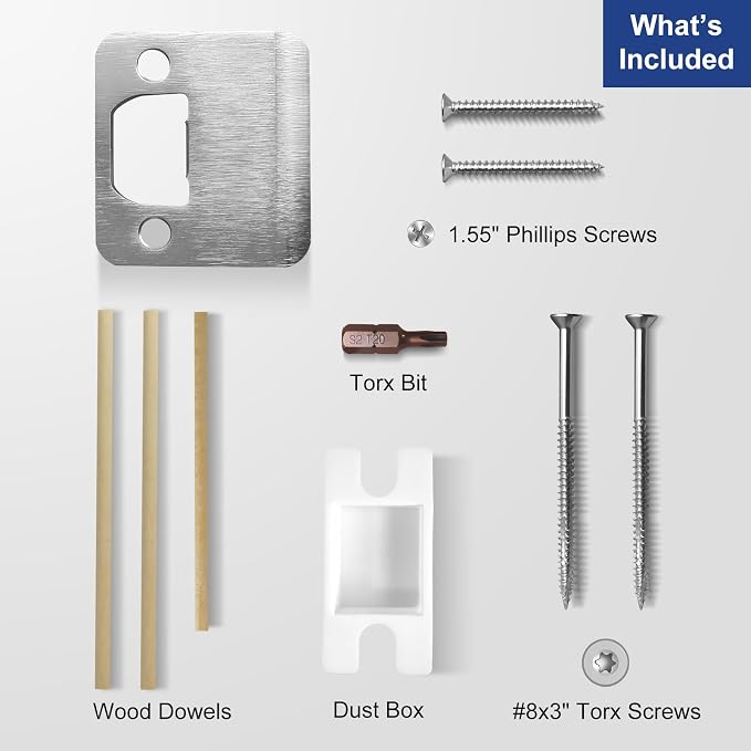 Extended Strike Plate 2" x 2-1/4", Heavy Duty Version | - Image 4