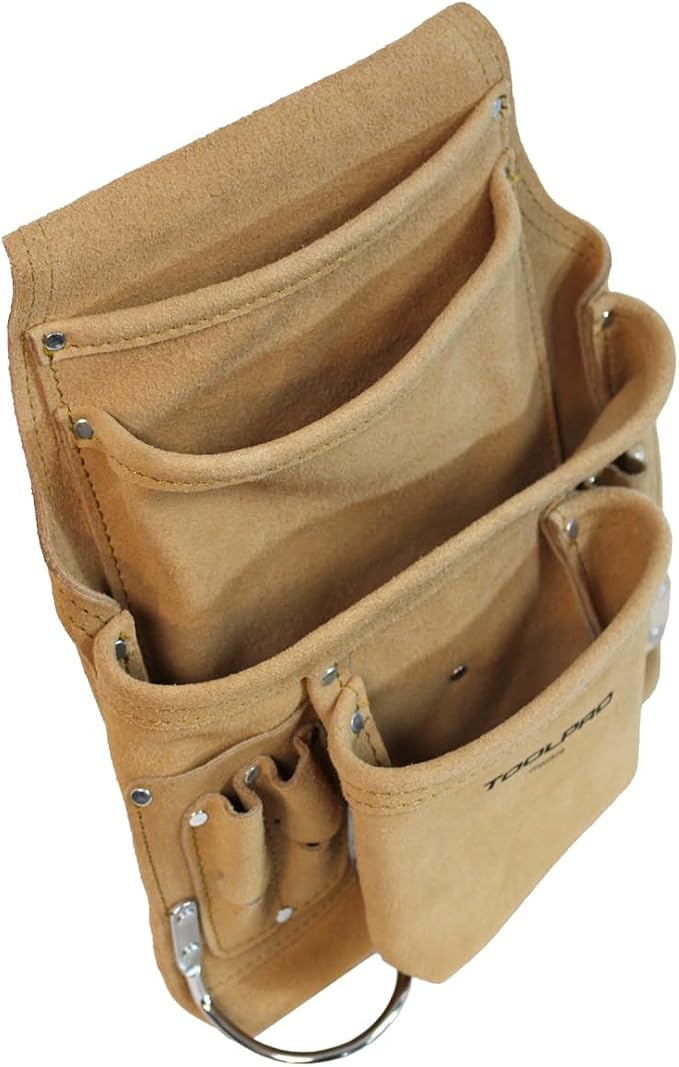 ToolPro Nail Pouch for Drywall Equipment, Pliers – for Construction, and DIY - Image 4