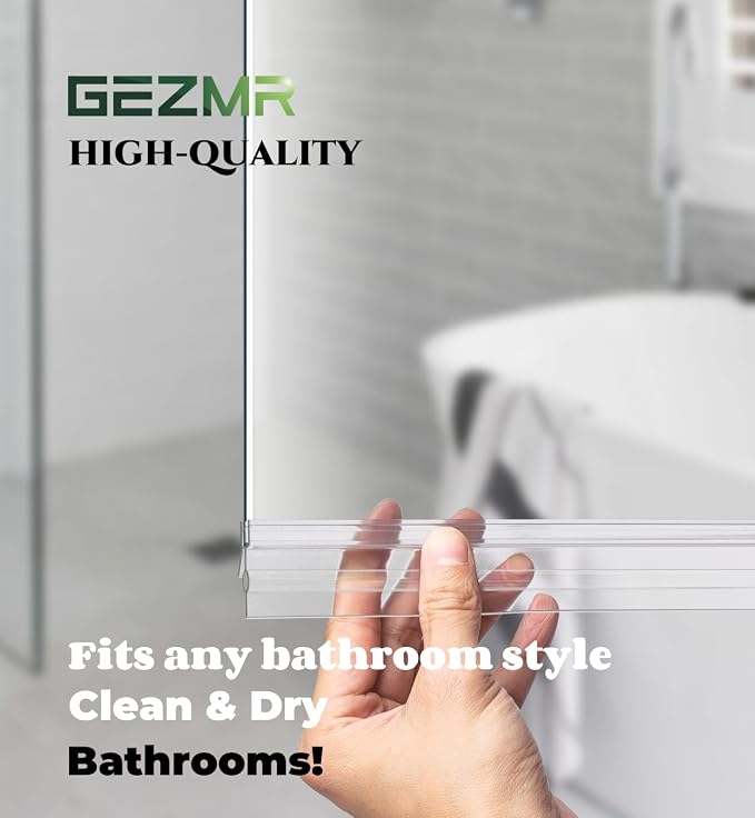 2-Pack Frameless Shower Door Bottom Seal Strip - Image 3