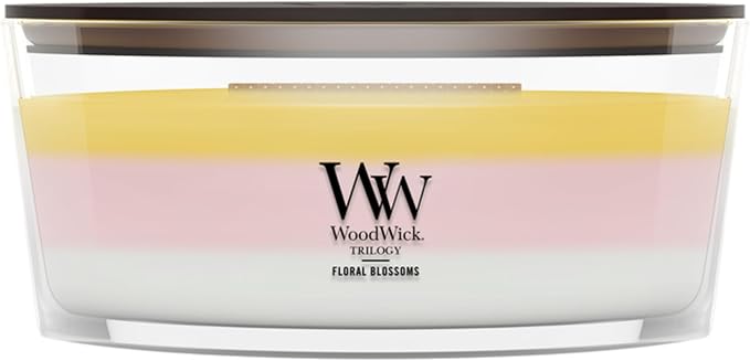 Woodwick Floral Blossoms Ellipse Trilogy Candle by WoodWick