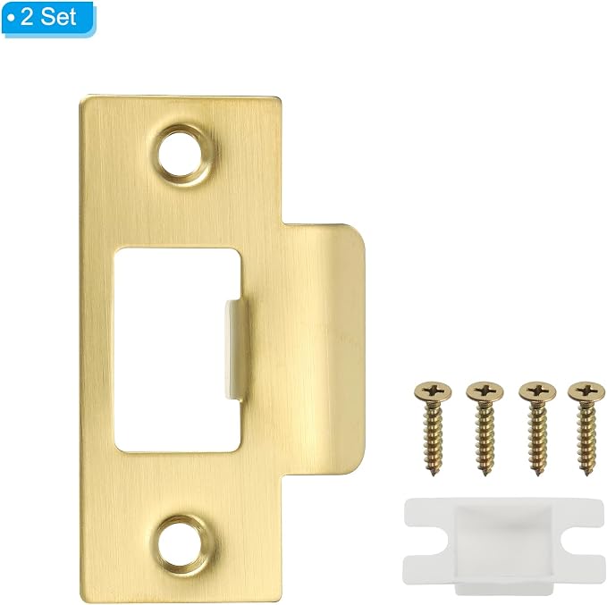 PATIKIL 2-3/4" Door Lock Strike Plate, Door Backplate - Image 3