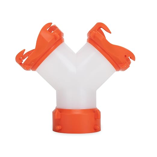 Camco RhinoFLEX Camper/RV Wye Sewer Hose Fitting | Features 360-Degree Swivel - Image 7