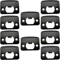 Door Strike Plates, Full Lip Round Corner Strike Plates, Door Reinforcement Kit by POFUIERKN