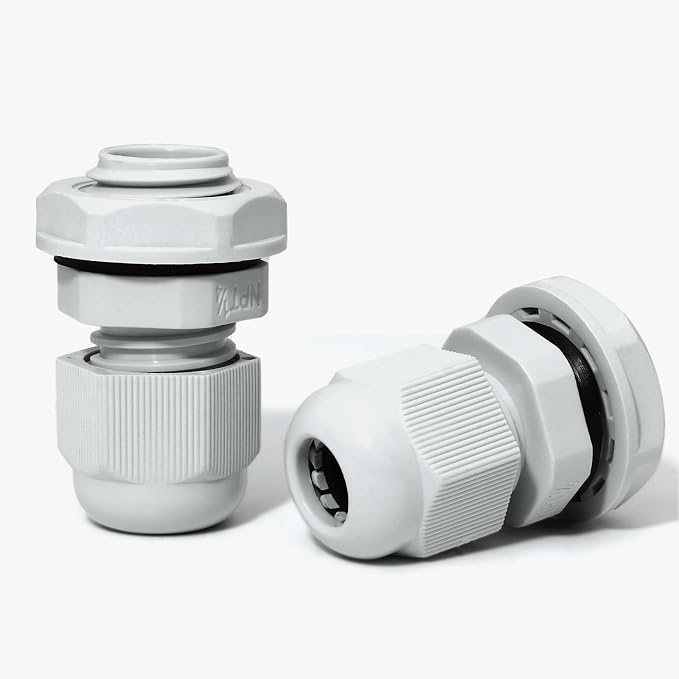Bonsicoky 1/4" NPT Nylon Cable Glands, Adjustable Cord Grip, Strain Relief - Image 5