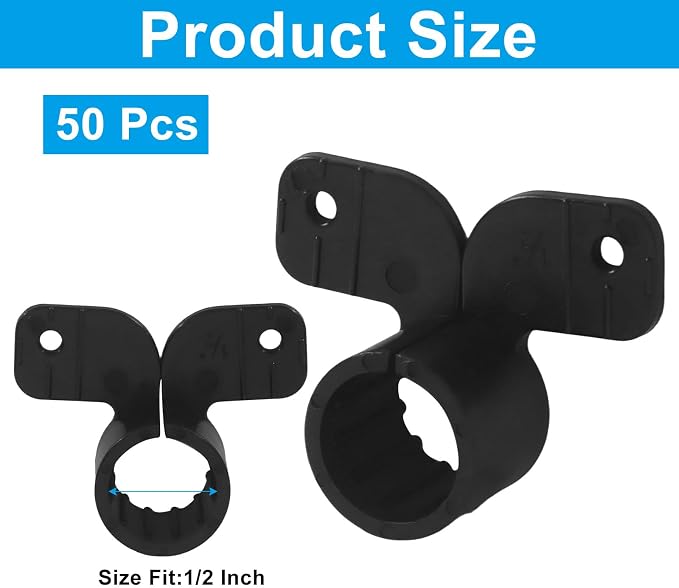 1/2 Inch Pipe Hangers, For PEX Copper CPVC, PEX Bracket - Image 2