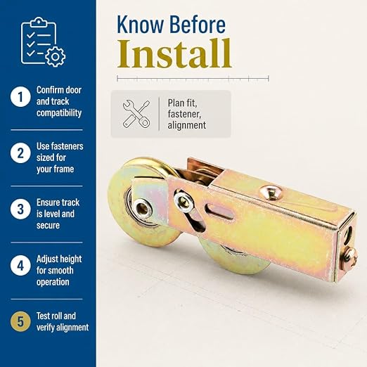 Prime-Line D 1754 1-1/2 In. Steel Ball Bearing Sliding Door Roller - Image 2