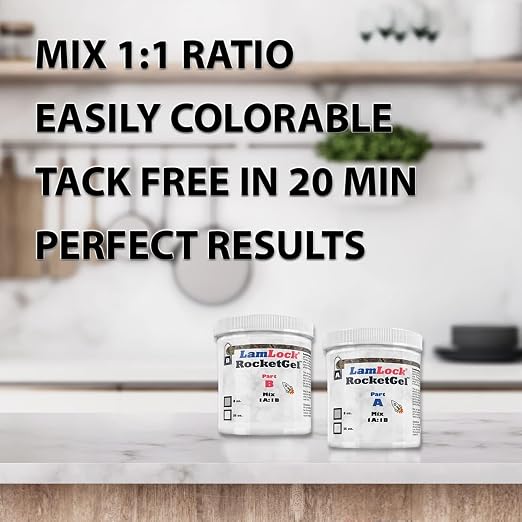 RocketGel 25 Minute Professional Epoxy Countertop Kit - Image 4