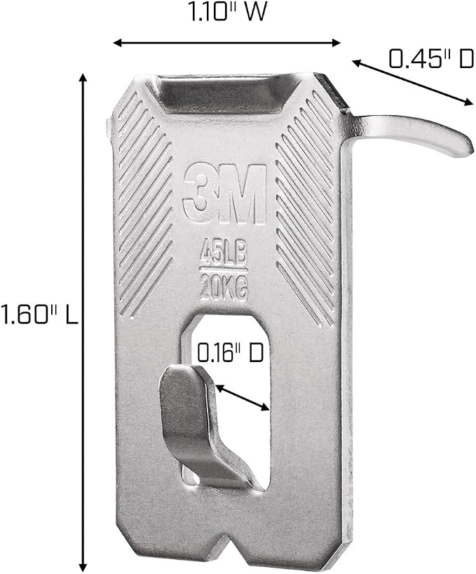 3M CLAW 45 lb. Drywall Picture Hanger - Image 4