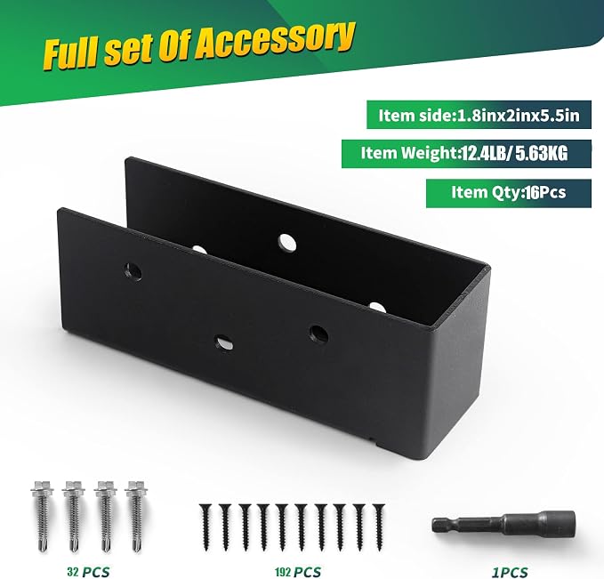 16 Pcs of 2"x6" Concealed Joist Hangers - Image 4