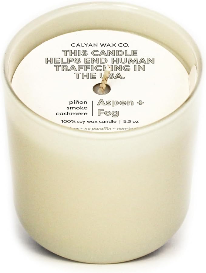 Dignity Series Aspen & Fog Scented Candle by CalyanWaxCo