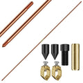 8ft Ground Rod Kit 5/8” Clad Copper Grounding Rod by MOKIKUBA