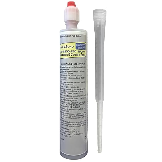 Multipurpose Bonding Epoxy | Concrete Crack Repair Glue | Concrete Anchor | by AquaBondAdhesives
