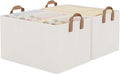 StorageWorks Closet Storage Baskets, Natural Color, Extra Large by StorageWorks