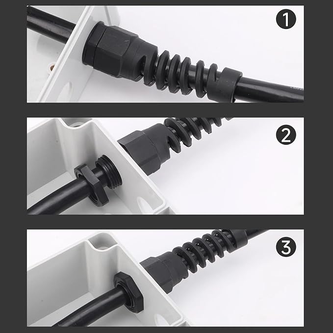 Cable Glands PG7 Nylon Cable Gland Waterproof joints - Image 6