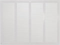 Repa Market Air Vent Cover 16x12 Inch White Galvanized Steel Louvered Grill by RepaMarket