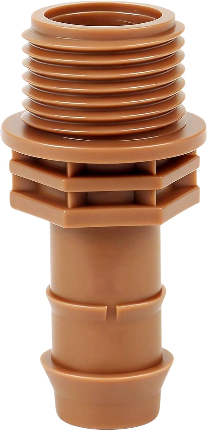 PVC to Drip Irrigation Adapter, 1/2" PVC Male Pipe Thread x 1/2" Drip - Image 3