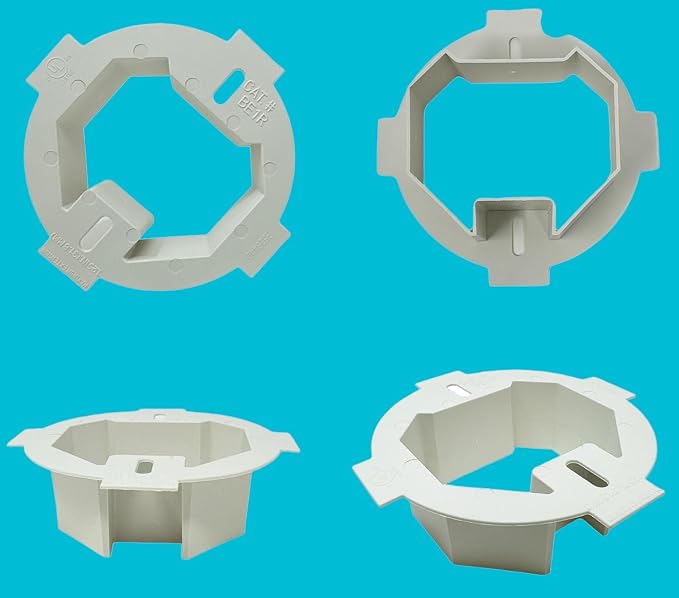 iMBAPrice IMBA-BE1R Ceiling Box Extender, UL Listed Plastic Ceiling Outlet Box - Image 3