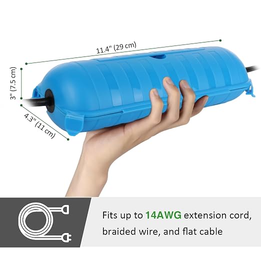 Outdoor Extension Cord Safety Cover, - Image 3