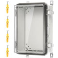 QILIPSU UL94-V0 Outdoor WiFi Enclosure 13.8"x9.9"x5.9" Waterproof Electrical by QILIPSU
