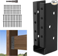 10 Pcs of 2"x 6" Concealed Joist Hangers|Outdoor Concealed-Flange | Q235 Steel by Nrspp