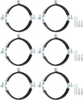 uxcell 6 Pcs Adjustable Pipe Bracket Clamp by uxcell