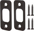 Deadbolt Strike Plate, Solid Stainless Steel, Round Corner, Heavy Duty by siwil