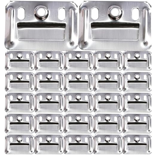Angoily 100Pcs Wall Buckle, Interlocking Panel Clips PVC Wood Wallboard | 1.69" by Angoily