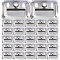 Angoily 100Pcs Wall Buckle, Interlocking Panel Clips PVC Wood Wallboard | 1.69" by Angoily