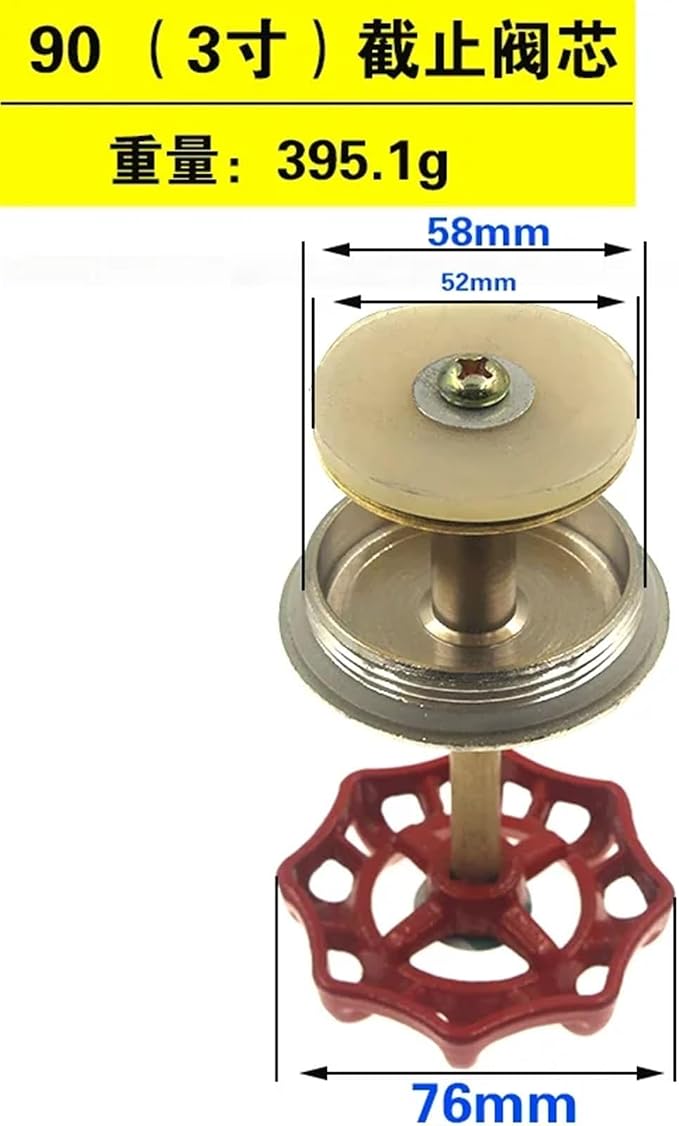 PPR Valve Spool Fittings 20 25 32 40 PE Water Pipe Gate Valve Core 4 Point Stop - Image 2